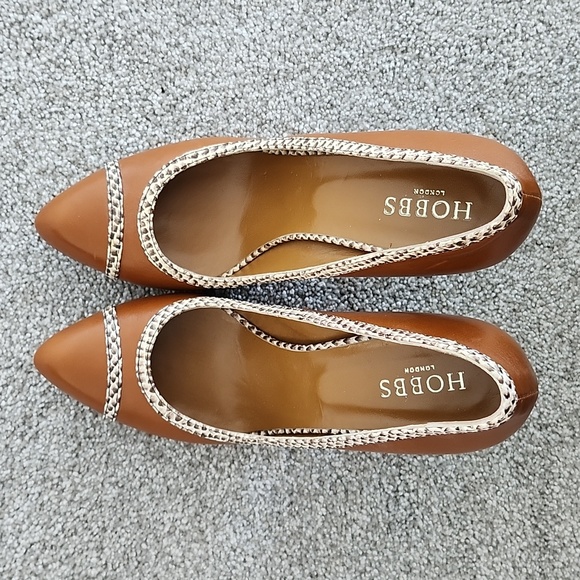 Hobbs London Brown High Heels, Sz 39.5 / US 9 - Picture 2 of 8